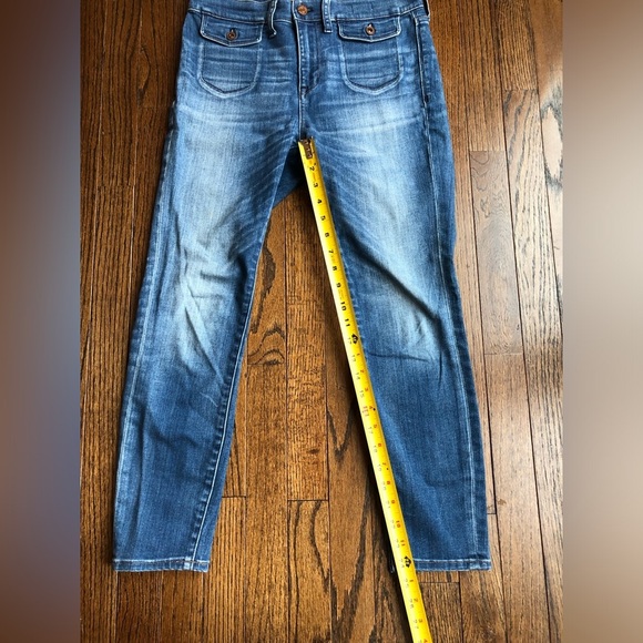 Madewell Women’s 28 High-Rise Crop Medium Wash Jeans - EUC! - Picture 10 of 13